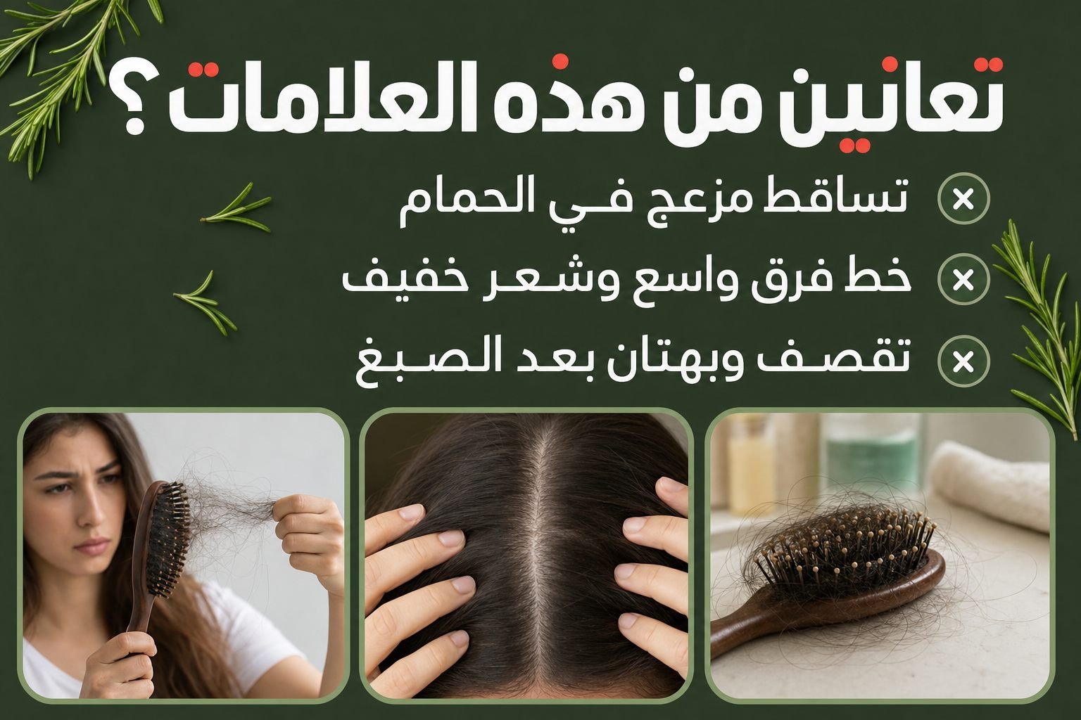 شامبو عضوي لنمو الشعر بإكليل الجبل