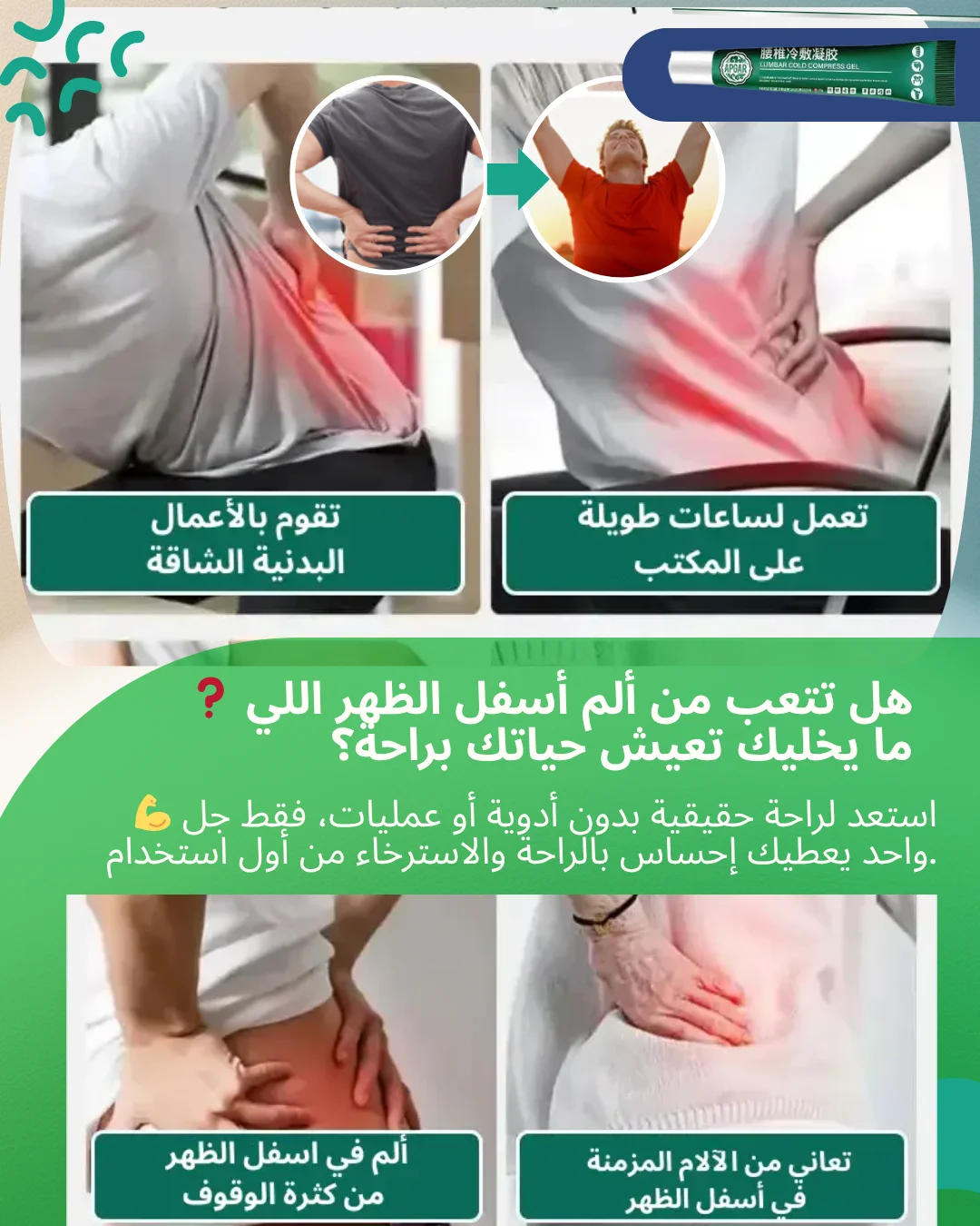 جل الفقرات القطنية المبرد
