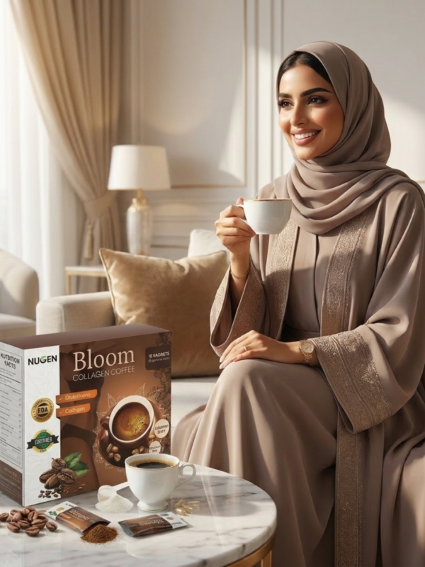 قهوة الكولاجين من نيوجين بلوم 3